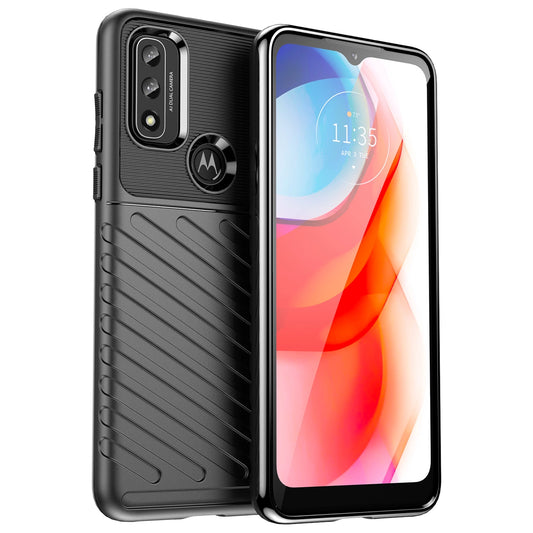 Thunder Case flexible armored cover for Motorola Moto G Play 2022 black_0