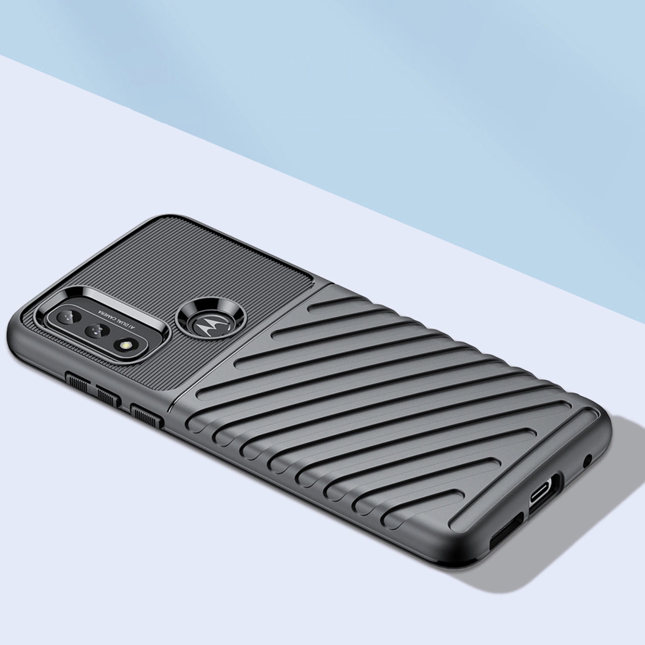 Thunder Case flexible armored cover for Motorola Moto G Play 2022 black_1