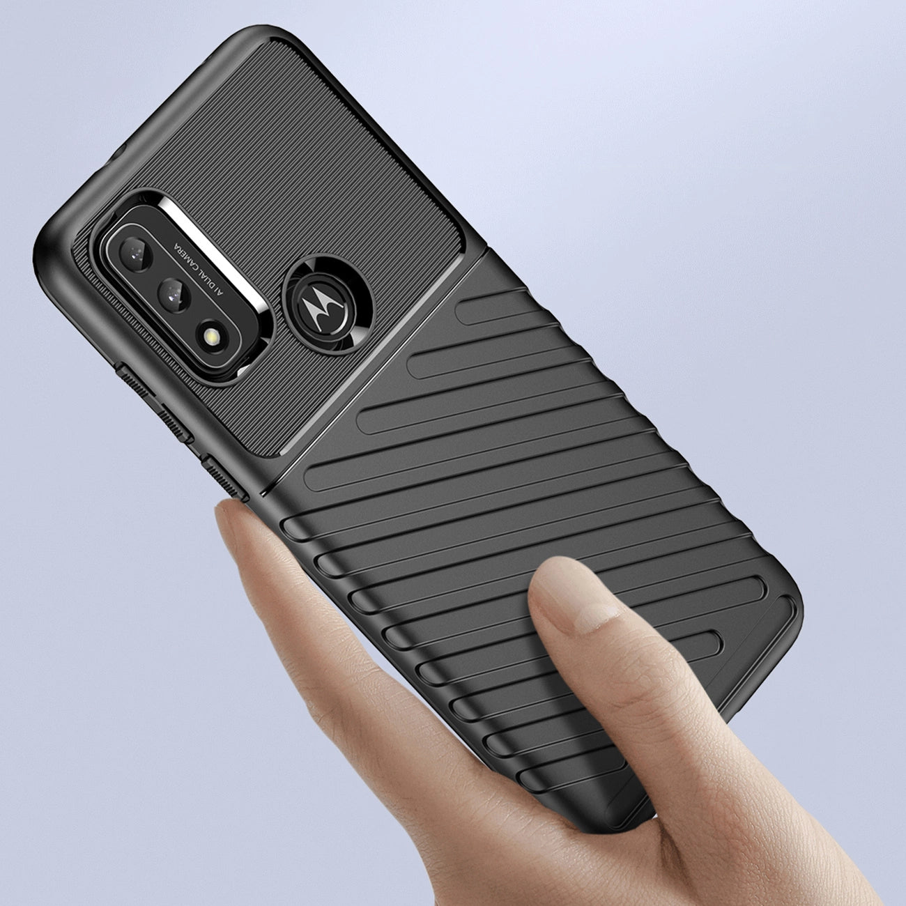 Thunder Case flexible armored cover for Motorola Moto G Play 2022 black_2