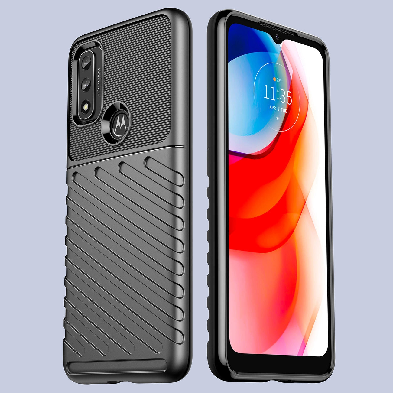 Thunder Case flexible armored cover for Motorola Moto G Play 2022 black_5