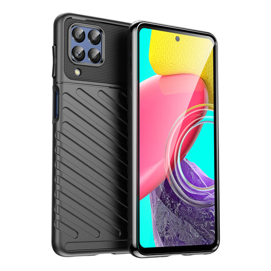 Thunder Case flexible armored cover for Samsung Galaxy M53 5G black_0