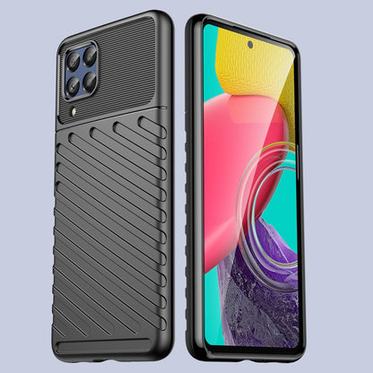 Thunder Case flexible armored cover for Samsung Galaxy M53 5G black_4