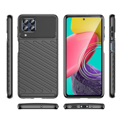 Thunder Case flexible armored cover for Samsung Galaxy M53 5G black_6