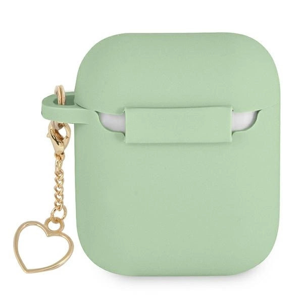Guess GUA2LSCHSN AirPods cover green/green Silicone Charm Heart Collection_1