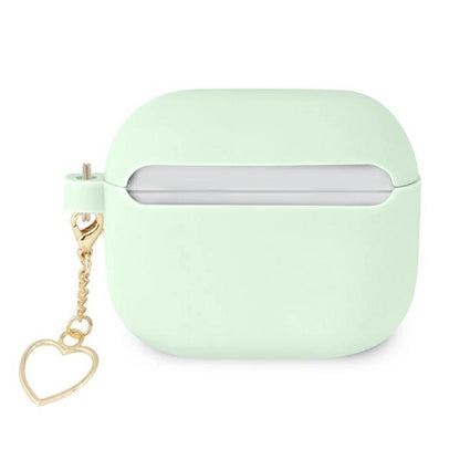 Guess GUA3LSCHSN AirPods 3 cover green/green Silicone Charm Heart Collection_1