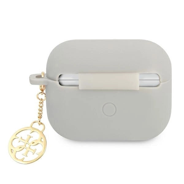 Guess GUAPLSC4EG AirPods Pro cover grey/grey Silicone Charm 4G Collection_1