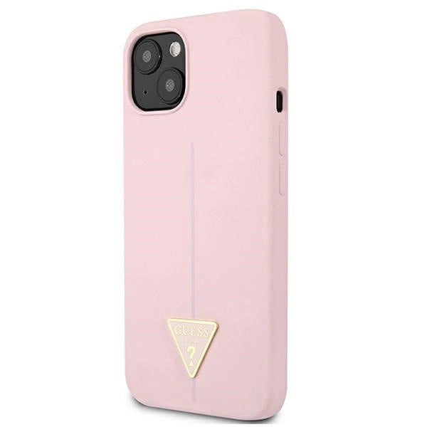 Guess GUHCP13MSLTGU iPhone 13 6.1&quot; purple/purple hardcase Silicone Triangle_1