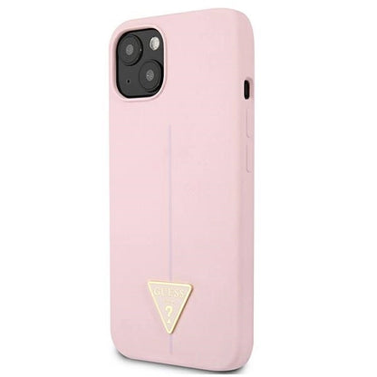 Guess GUHCP13MSLTGU iPhone 13 6.1&quot; purple/purple hardcase Silicone Triangle_1