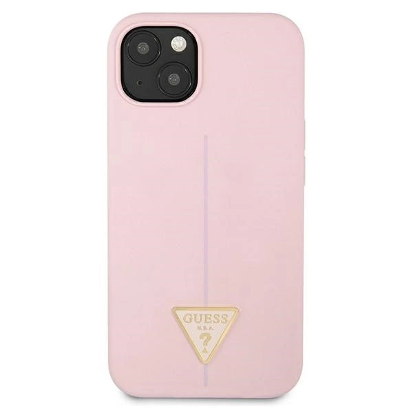 Guess GUHCP13MSLTGU iPhone 13 6.1&quot; purple/purple hardcase Silicone Triangle_2