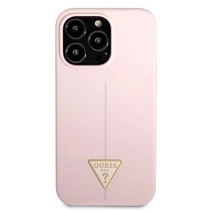 Guess GUHCP13XSLTGU iPhone 13 Pro Max 6.7&quot; purple/purple hardcase Silicone Triangle_2