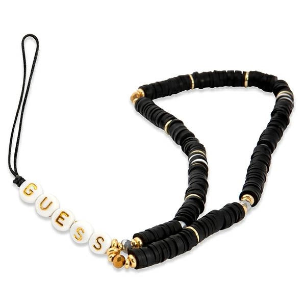 Guess pendant GUSTPEARK Phone Strap black/black Heishi Beads_0