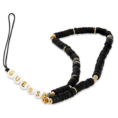 Guess pendant GUSTPEARK Phone Strap black/black Heishi Beads_0
