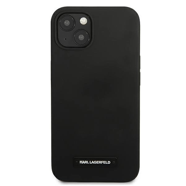 Karl Lagerfeld KLHCP13SSLMP1K iPhone 13 mini 5,4" hardcase czarny/black Silicone Plaque_2
