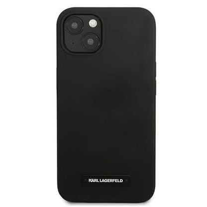 Karl Lagerfeld KLHCP13SSLMP1K iPhone 13 mini 5,4" hardcase czarny/black Silicone Plaque_2