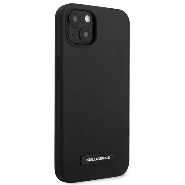 Karl Lagerfeld KLHCP13SSLMP1K iPhone 13 mini 5,4" hardcase czarny/black Silicone Plaque_3