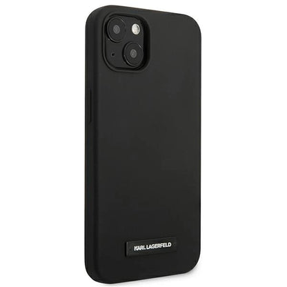 Karl Lagerfeld KLHCP13SSLMP1K iPhone 13 mini 5,4" hardcase czarny/black Silicone Plaque_3