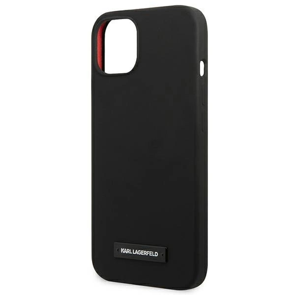 Karl Lagerfeld KLHCP13SSLMP1K iPhone 13 mini 5,4" hardcase czarny/black Silicone Plaque_5