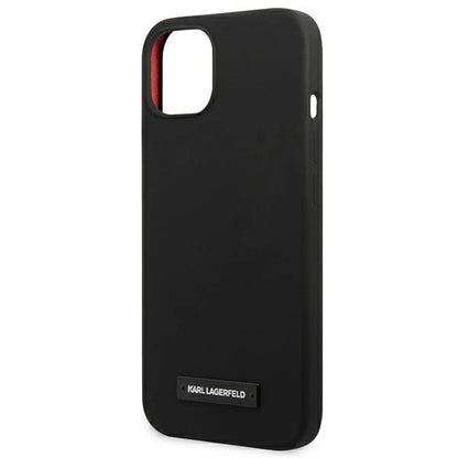 Karl Lagerfeld KLHCP13SSLMP1K iPhone 13 mini 5,4" hardcase czarny/black Silicone Plaque_5
