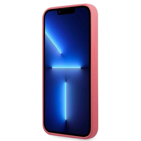 Karl Lagerfeld KLHCP13XSLMP1PI iPhone 13 Pro Max 6,7" hardcase fuksja/fuchsia Silicone Plaque_4