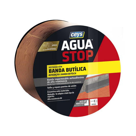 Agua stop banda impermeavel. butilo telha 10cm x 100m 901006 ceys_0