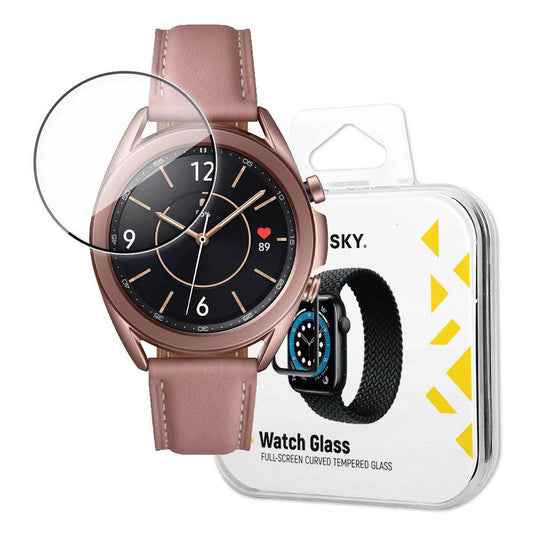 Wozinsky Watch Glass Hybrid Glass for Samsung Galaxy Watch 3 41 mm Black_0