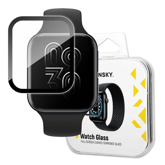 Wozinsky Watch Glass hybrid glass for Oppo Watch 41 mm black_0