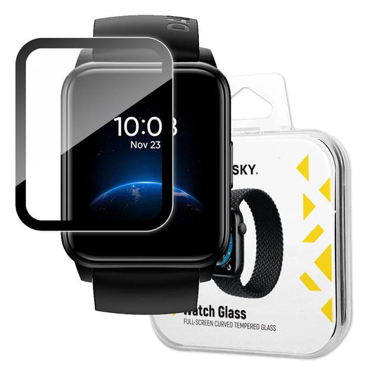 Wozinsky Watch Glass hybrid glass for Realme Watch 2 black_0