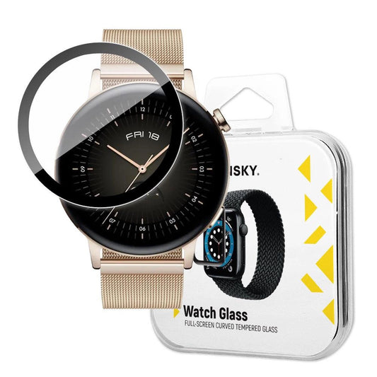 Wozinsky Watch Glass Hybrid Glass for Huawei Watch GT 3 46 mm Black_0