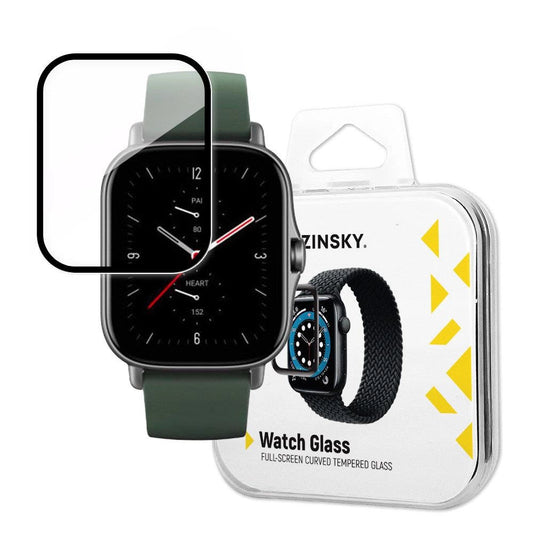 Wozinsky Watch Glass Hybrid Glass for Xiaomi Amazfit GTS 2E Black_0