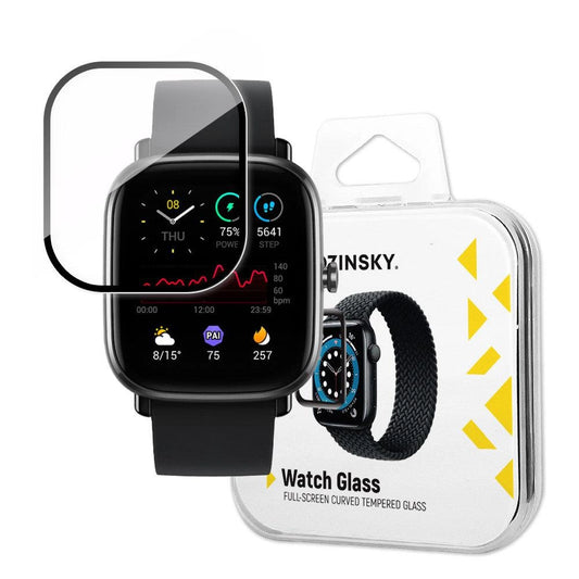 Wozinsky Watch Glass Hybrid Glass for Xiaomi Amazfit GTS 2 Mini Black_0