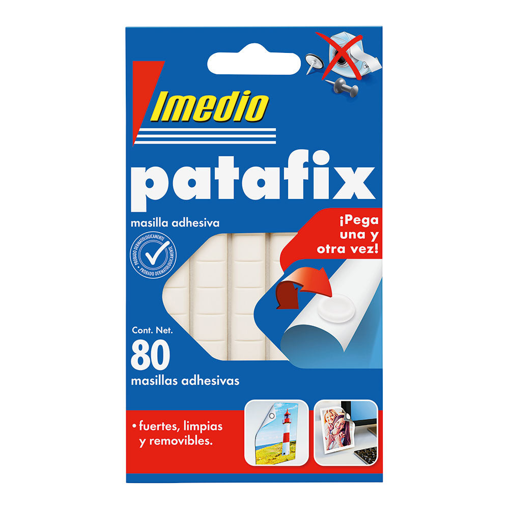 Patafix pastilhas adesivas removÃ­veis 80 unid. 7001466 imedio_0