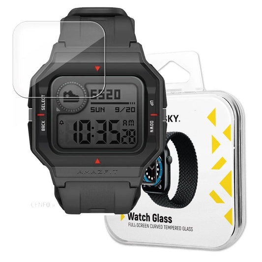 Wozinsky Watch Glass Hybrid Glass for Xiaomi Amazfit Neo Black_0