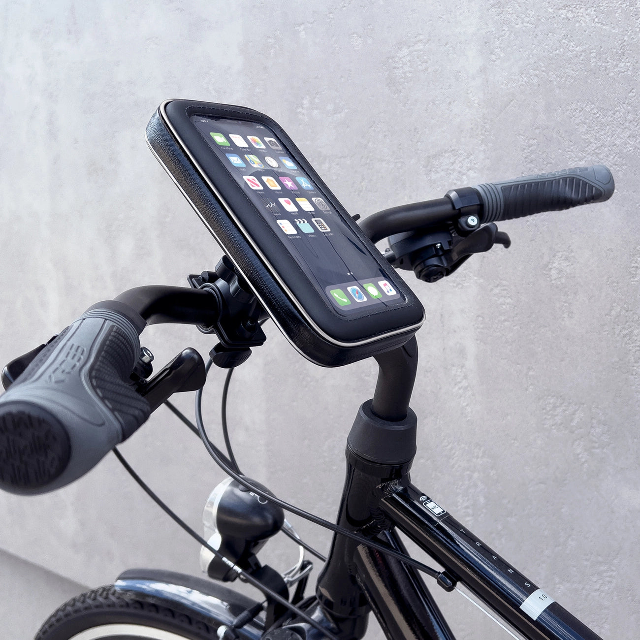 Wozinsky phone holder for bike, motorcycle, scooters black (WBHBK7)_1