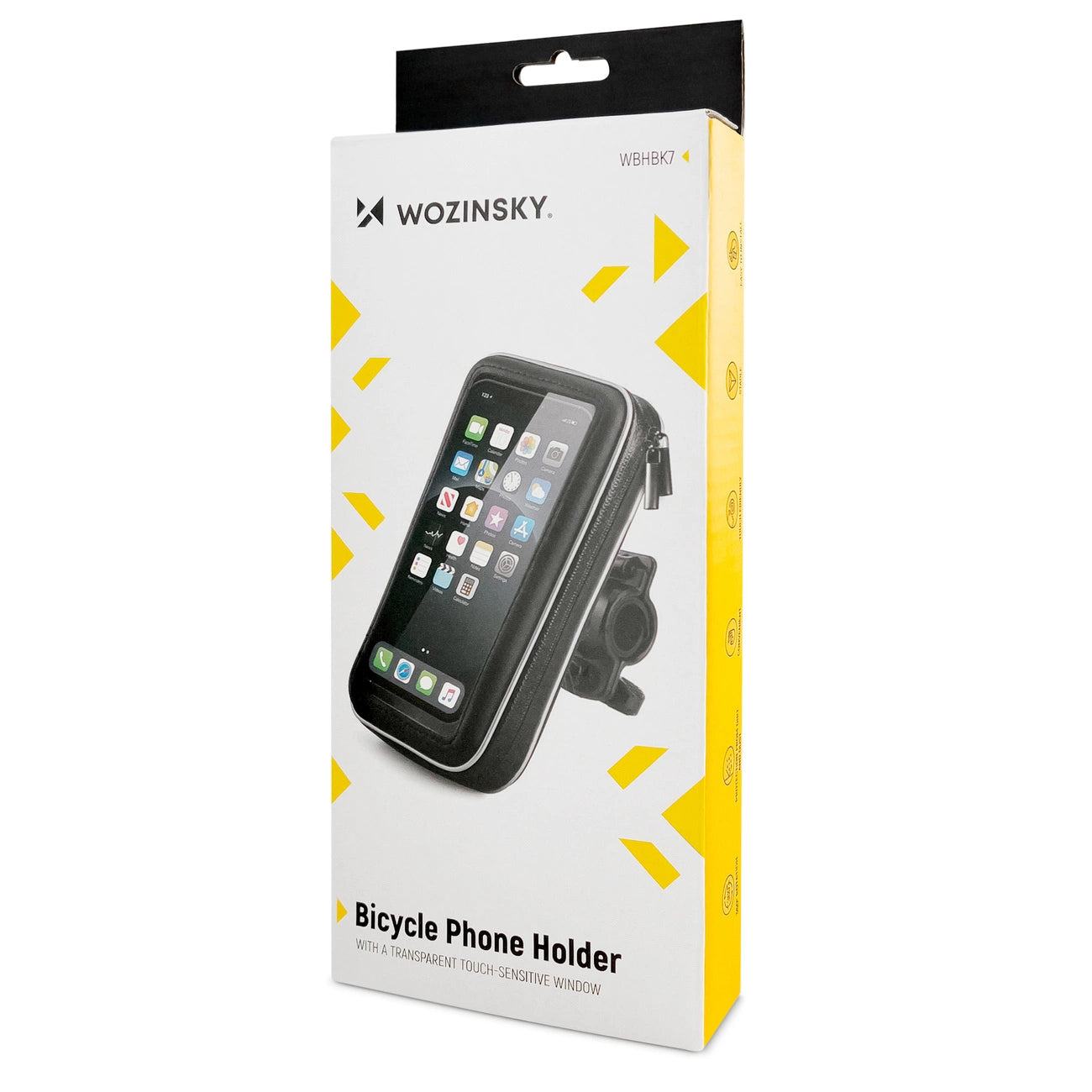 Wozinsky phone holder for bike, motorcycle, scooters black (WBHBK7)_4