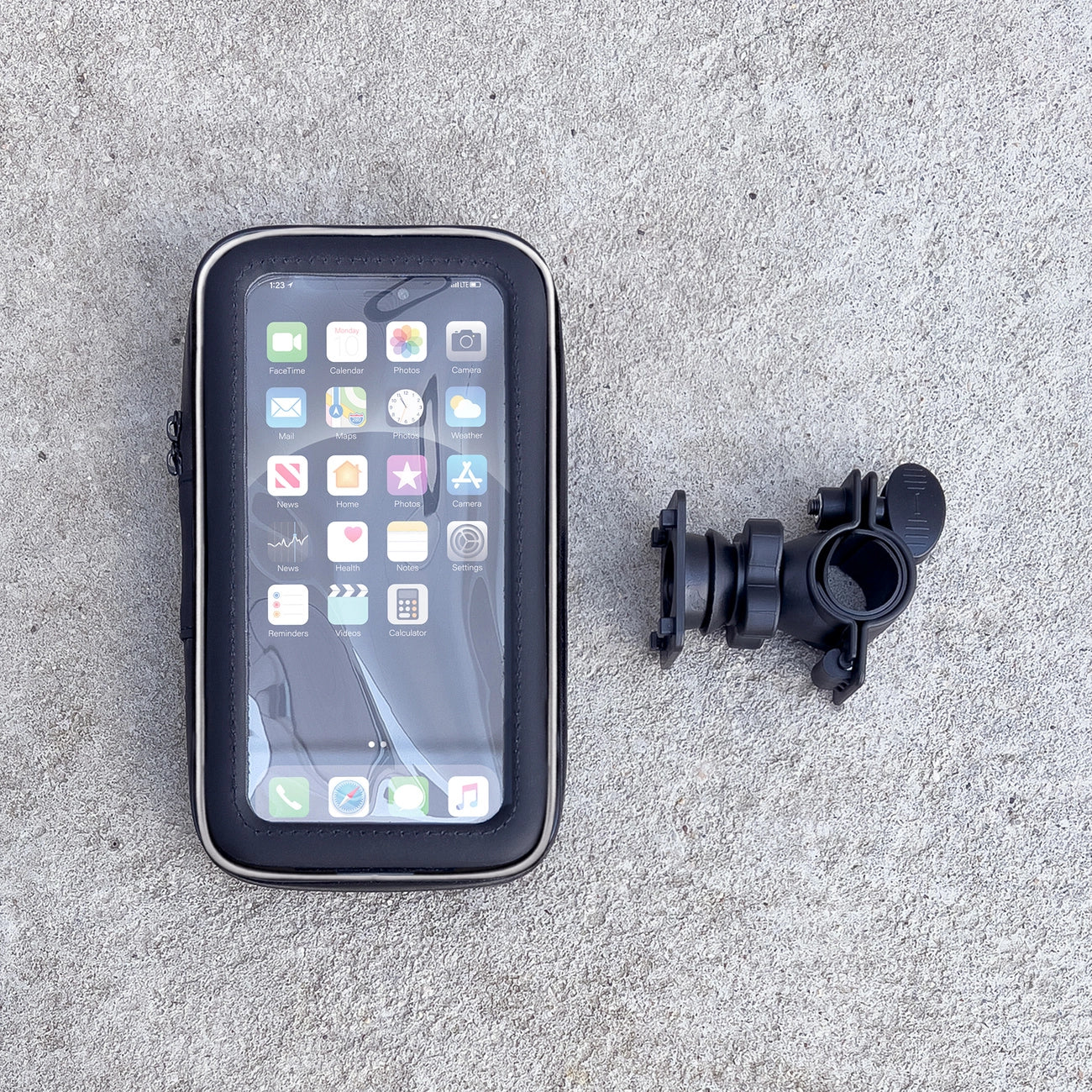 Wozinsky phone holder for bike, motorcycle, scooters black (WBHBK7)_8