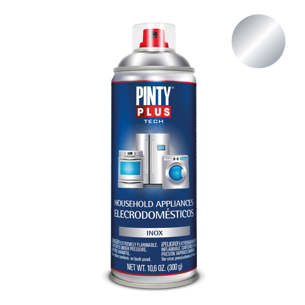 Tinta em spray pintyplus tech inox electrodomesticos e150 spray 520cc_0