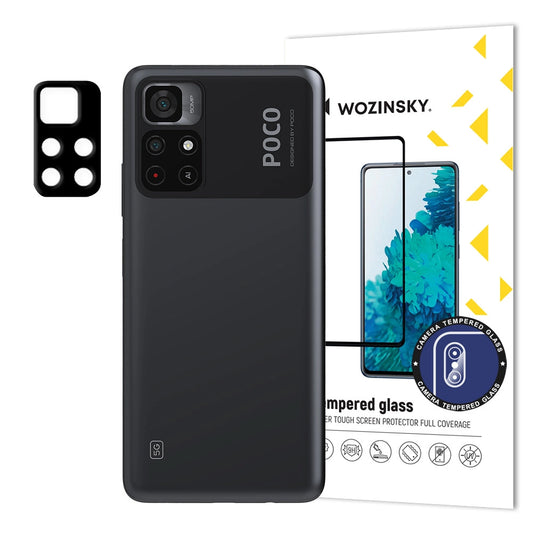 Wozinsky Full Camera Glass 9H Full Camera Tempered Glass for Xiaomi Poco M4 Pro 5G Camera_0
