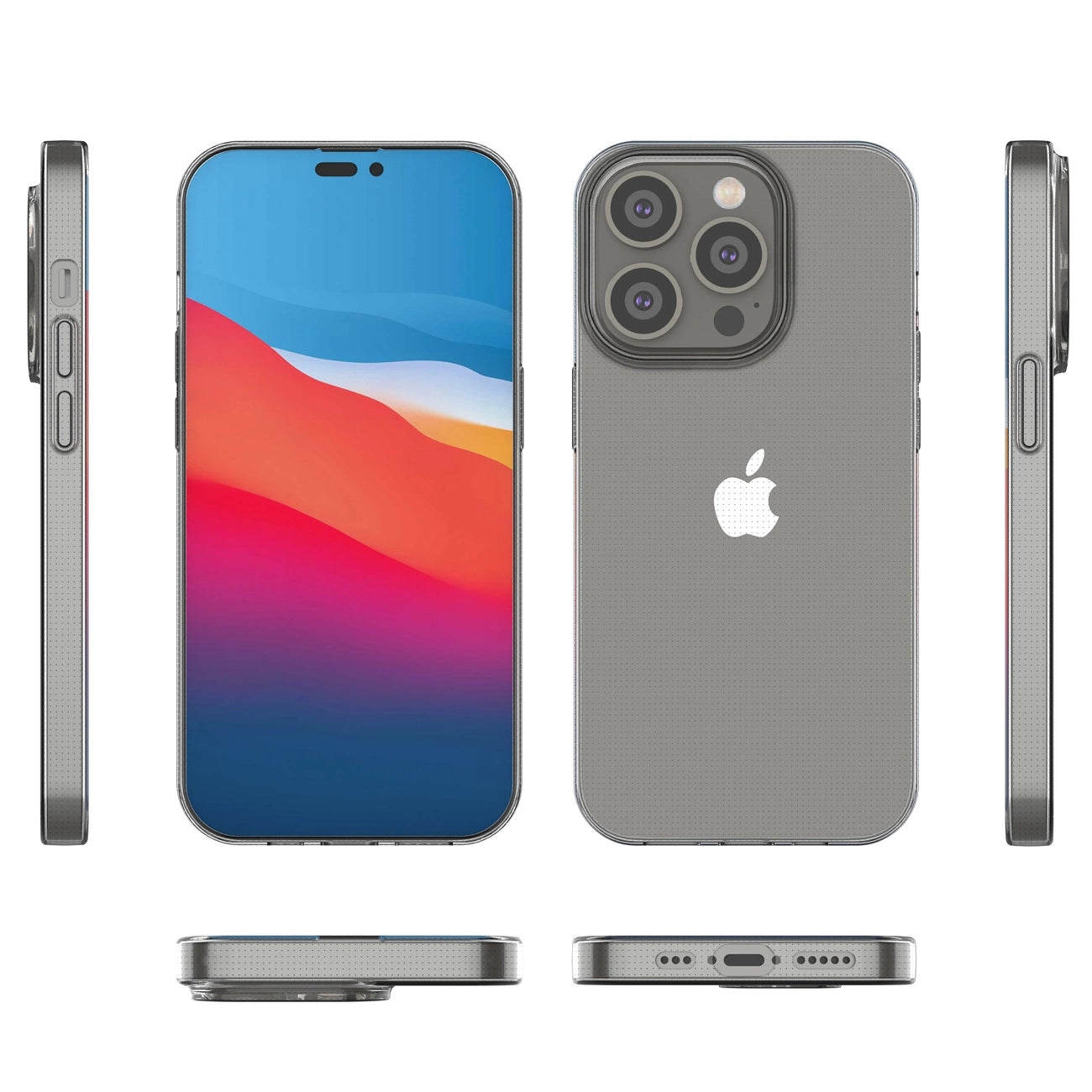 Ultra Clear 0.5mm iPhone 14 Pro cover gel transparent_2