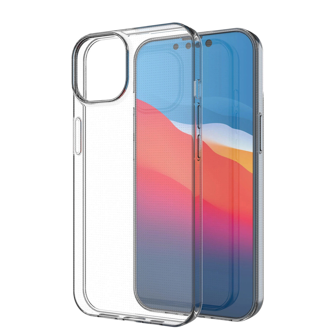 Gel case cover for Ultra Clear 0.5mm iPhone 14 transparent_4