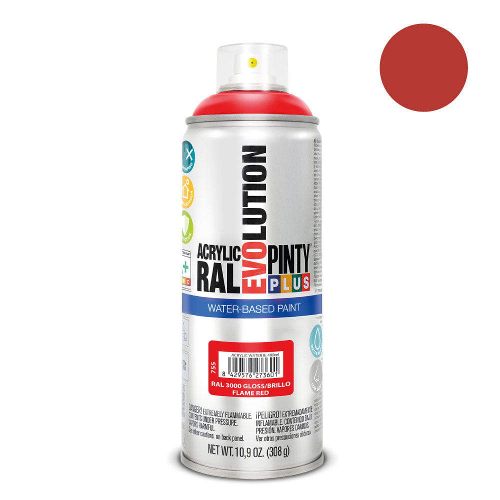 Spray pintyplus evolution water-based 520cc ral 3000 vermelho vivo_0