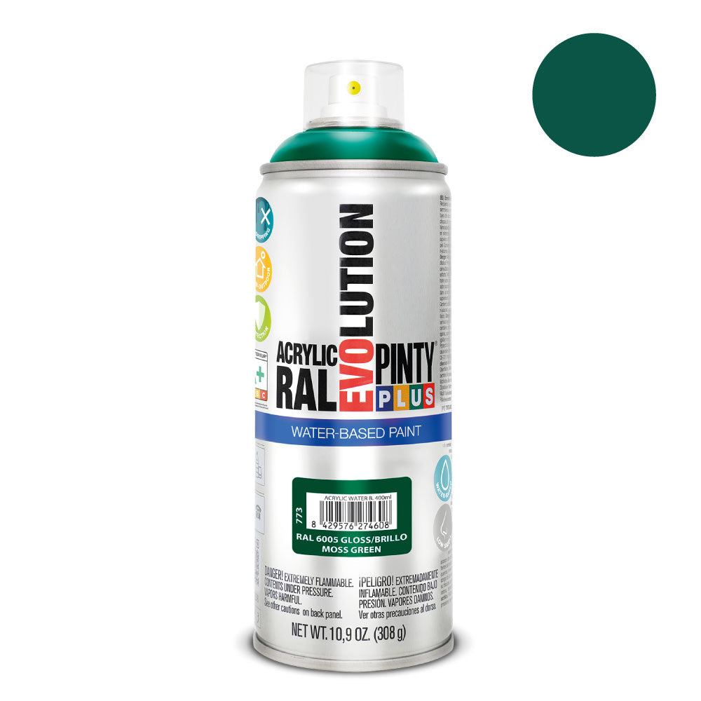 Spray pintyplus evolution water-based 520cc ral 6005 verde musgo_0
