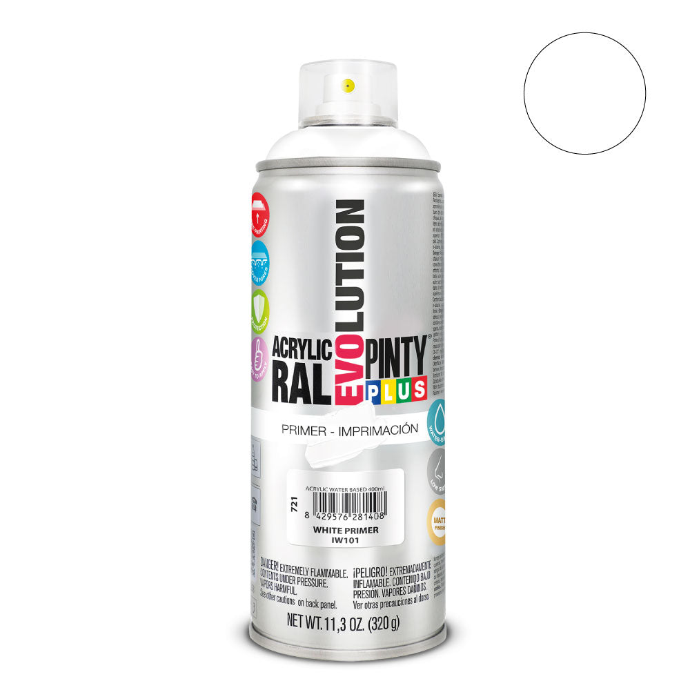 Spray pintyplus evolution water-based 520cc imprimaÃ§Ã£o branco iw101_0