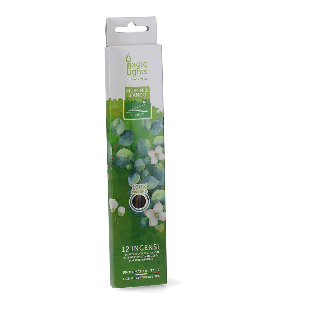 Incenso sticks 12 unidades musk branco_0