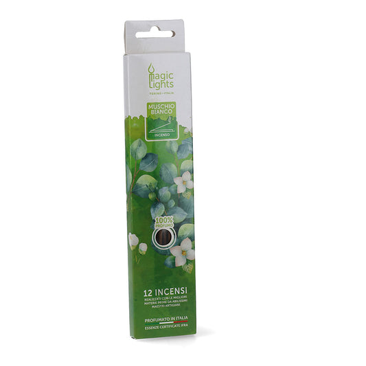 Incenso sticks 12 unidades musk branco_0
