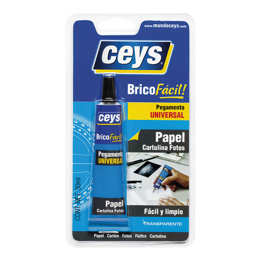 Adesivo universal bricofÃ¡cil transparente 30ml_0