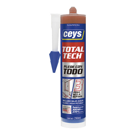 Adesivo selante total tech castanho 290 ml_0