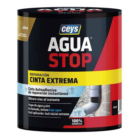 Fita preta extrema aguastop; 10 cm x 1,5 m_0