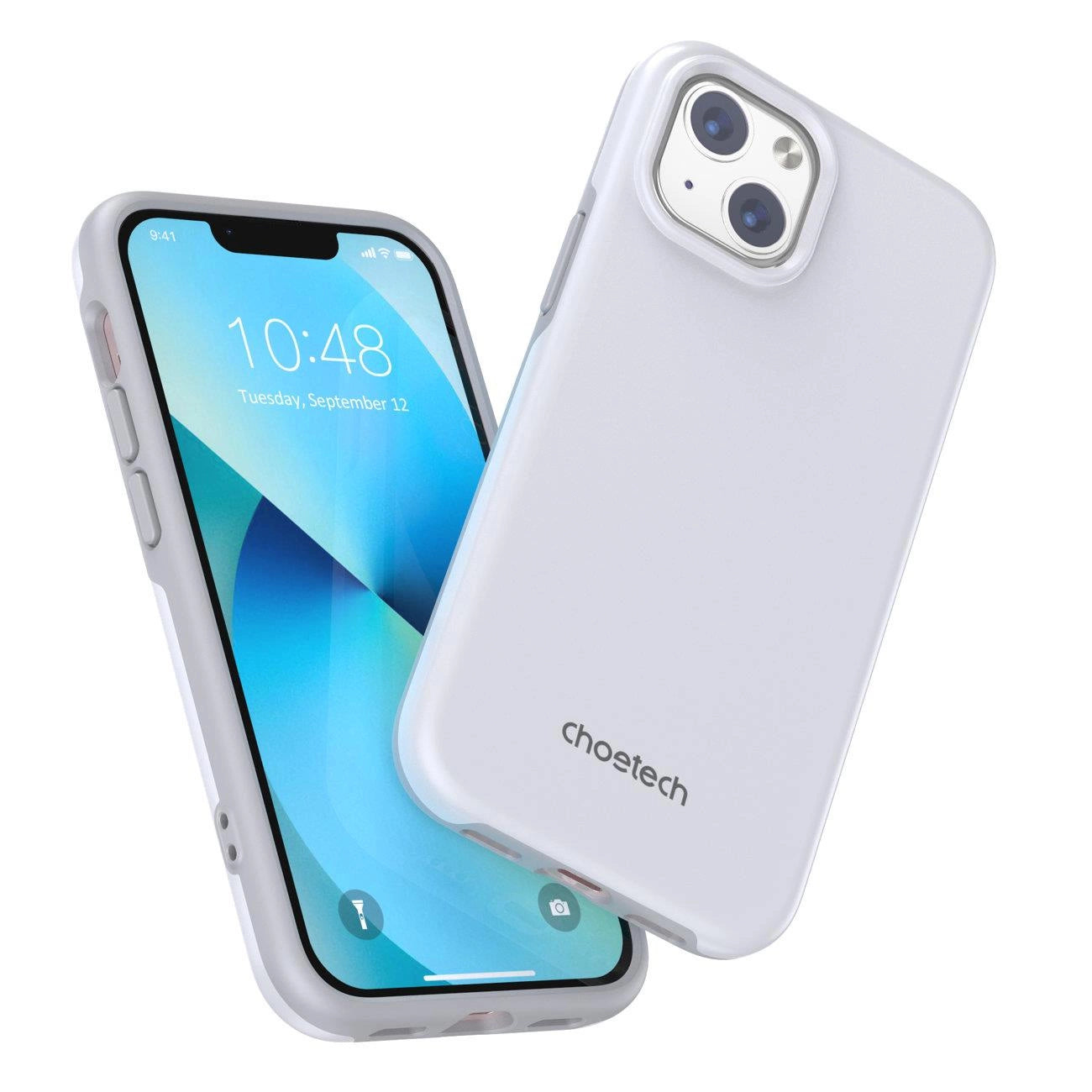 Choetech MFM Anti-drop case Made For MagSafe for iPhone 13 white (PC0112-MFM-WH)_0