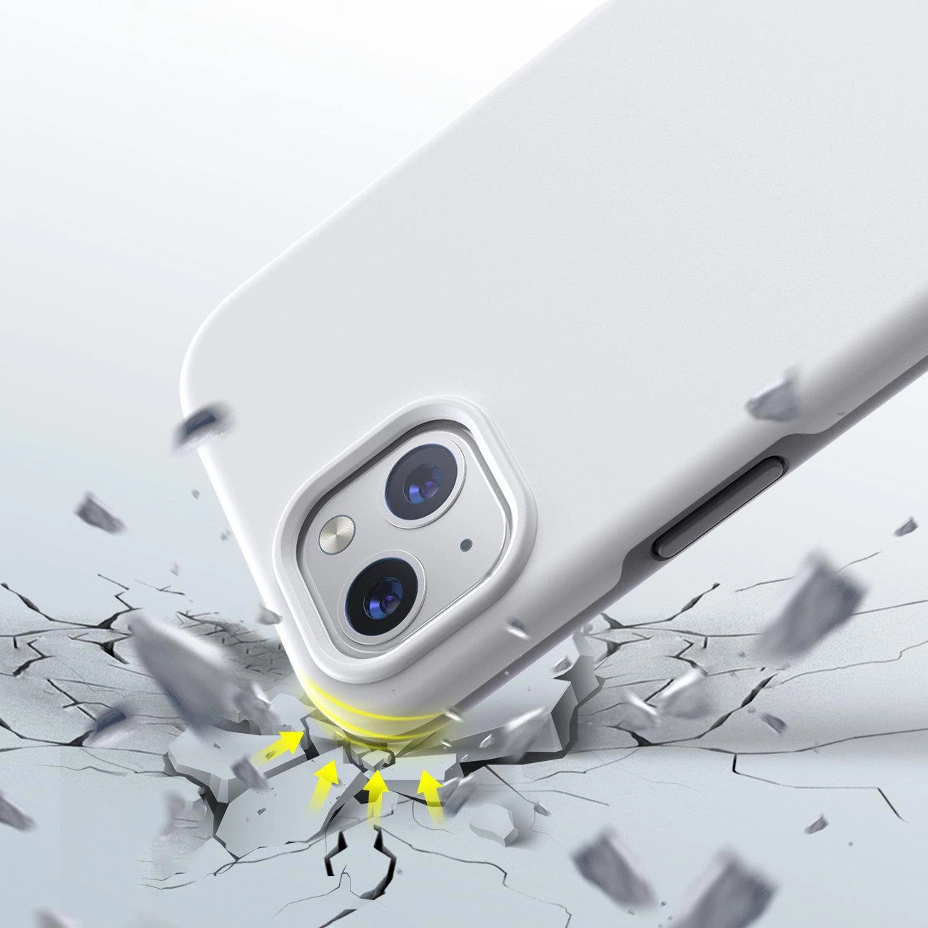 Choetech MFM Anti-drop case Made For MagSafe for iPhone 13 white (PC0112-MFM-WH)_1
