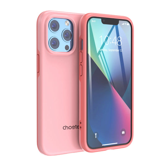 Choetech MFM Anti-drop case Made For MagSafe for iPhone 13 Pro pink (PC0113-MFM-PK)_0